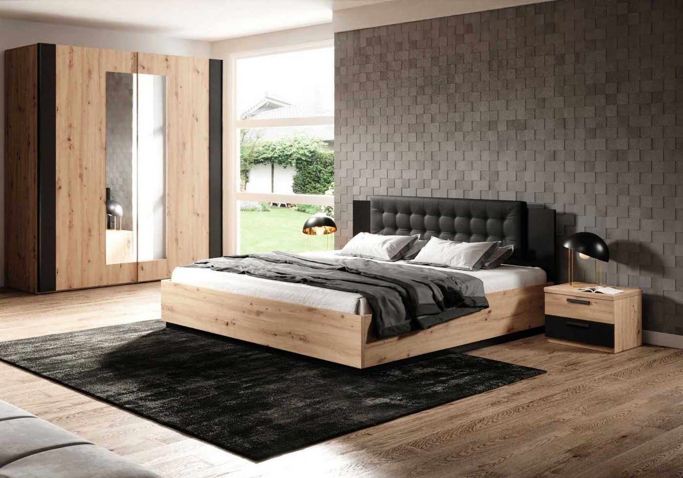 Helvetia Schlafzimmer-Set Sigma, (Sigma), 4-teilig Ausführung wählbar von Helvetia