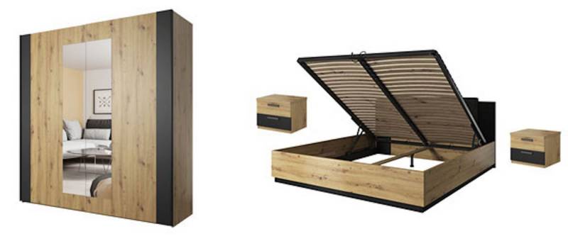 Helvetia Schlafzimmer-Set Sigma, (Sigma), 4-teilig Ausführung wählbar von Helvetia
