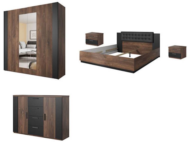 Helvetia Schlafzimmer-Set Sigma, (Sigma), 5-teilig Ausführung wählbar von Helvetia