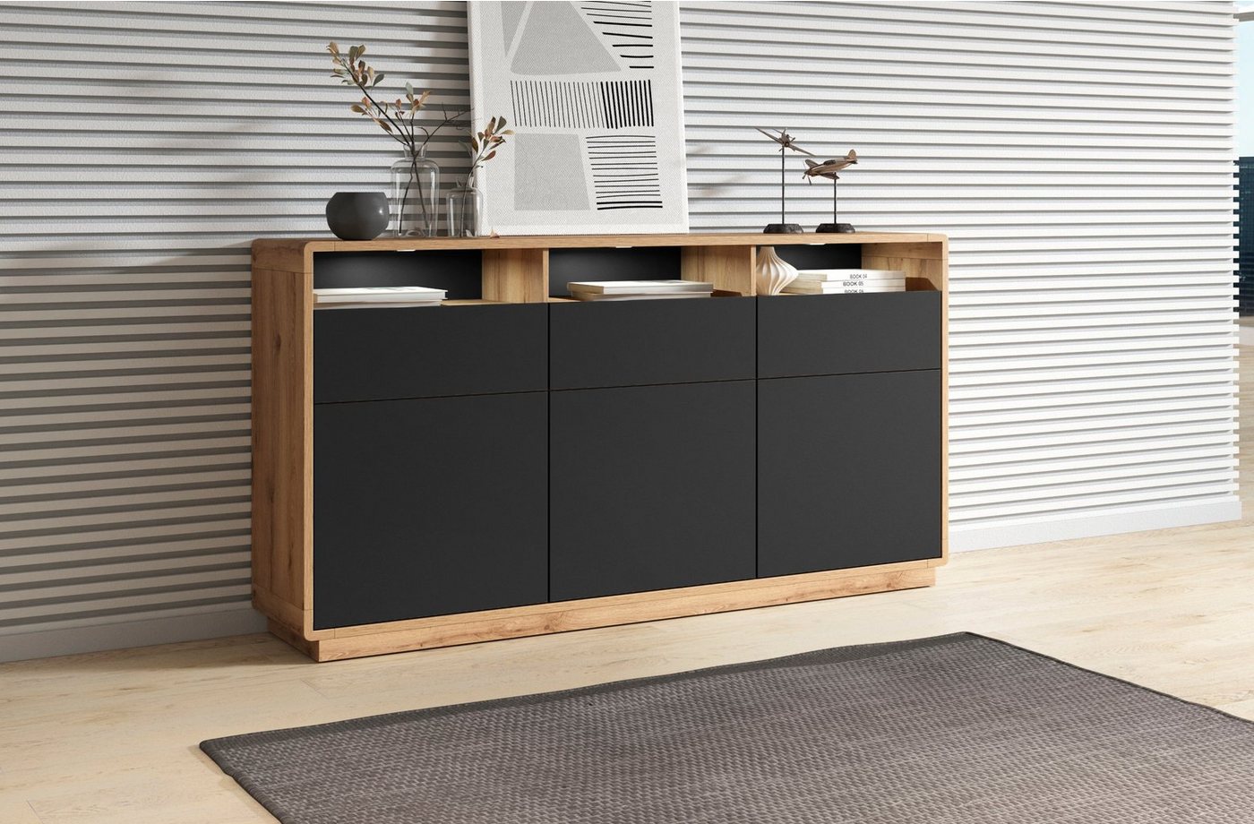 Helvetia Sideboard ASTON, Breite 180 cm. von Helvetia