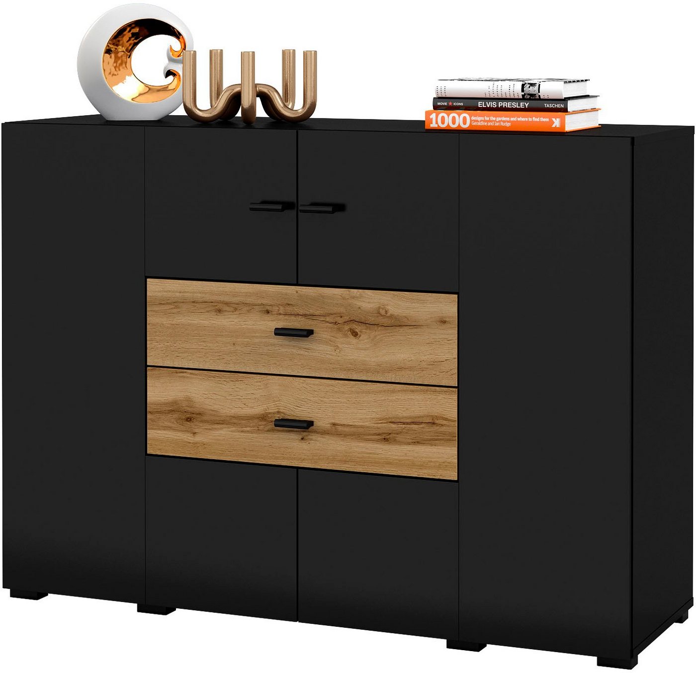 Helvetia Sideboard Coby, Breite 121 cm von Helvetia