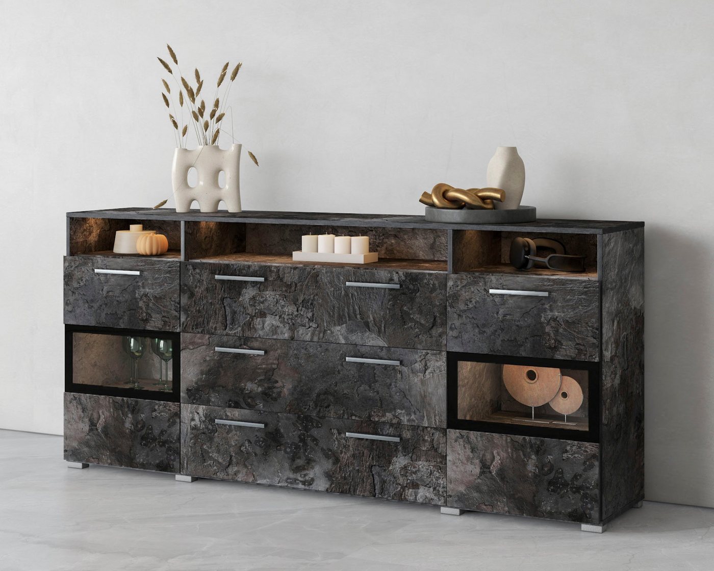 Helvetia Sideboard Sarah mix, Breite 182 cm von Helvetia