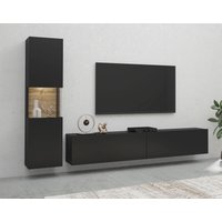 INOSIGN Wohnwand "Ava, Wohnzimmer-Set hängend/stehend montierbar, Vitrine, Lowboard", 2-tlg. von Inosign