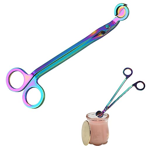 Dochtschere, Kerzenschere, Dochtschneider, Docht Trimmer, Dochtknipser, Candle Wick Trimmer, Kerzedocht Scheren, Edelstahl Kerzendocht Scherendochtschneider, Dochtschneider für Duftkerzenliebhaber von Helweet