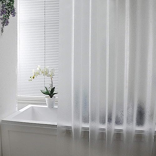 Duschvorhang, Waschbar Shower Curtains, Badvorhang für Badezimmer, Wasserdicht Shower Curtains, Vorhang für Dusche, Duschvorhang Anti-Schimmel, 120 x 180cm, mit 4 Duschvorhangringen aus Kunststoff von Helweet