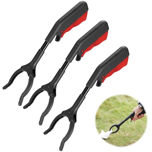 Helweet Greifzange, Müllzange, Greifzange für Senioren, Aufhebehilfe für Senioren, Kinder Greifzange, Tragbare MüLlsammelzange Multifunktionale Müllzange, Anwendbare Müllsammlung, Ergonomischer Helweet Greifzange, Müllzange, Greifzange für Senioren, Aufhebehilfe für Senioren, Kinder Greifzange, Tragbare MüLlsammelzange Multifunktionale Müllzange, Anwendbare Müllsammlung, Ergonomischer von Helweet