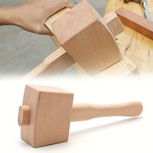 Holzhammer, Holz Mallet, Schreinerklüpfel, Holzbearbeitungshammer, Schreinerhammer, Geeignet für Die Installation Verschiedener Holzmöbel, für Tischlerei, Heimwerker, Schreinerwerkzeug Holzhammer, Holz Mallet, Schreinerklüpfel, Holzbearbeitungshammer, Schreinerhammer, Geeignet für Die Installation Verschiedener Holzmöbel, für Tischlerei, Heimwerker, Schreinerwerkzeug von Helweet