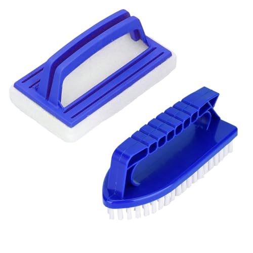 Pool Schwamm Bürsten, Poolbürste, Schwimmbad Bürste, Pool Reinigungsbürste, Poolreinigung Reinigungsbürste, Pool Bürsten Set, Poolreinigung Schwamm, für Spa, Badewannen, Poolflecken, 2 Stück von Helweet