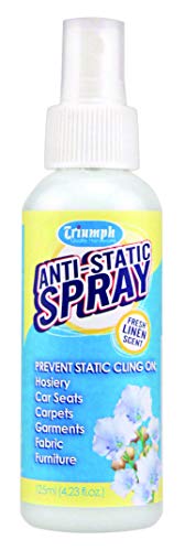 Triumph B406010 Antistatik-Spray für Kleidungsstücke und Möbel, 125 ml Pumpspray-Flasche von Hemline