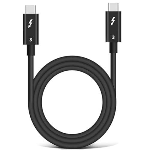 Thunderbolt 5 Typ-C-Kabel, USB-C-auf-USB-C-Kabel, schnell USB-C auf 240 W und 80 Gbps, einfaches Videoladen 16 K @ 30 Hz und Dual 6 K/8 K @ 60 Hz für MacBook, iPhone, Samsung Galaxy Thunderbolt 5 Typ-C-Kabel, USB-C-auf-USB-C-Kabel, schnell USB-C auf 240 W und 80 Gbps, einfaches Videoladen 16 K @ 30 Hz und Dual 6 K/8 K @ 60 Hz für MacBook, iPhone, Samsung Galaxy von Hemlosk