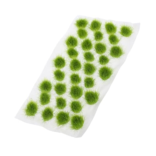 Hemobllo 1 Blatt Kunstrasen Simulation gefälscht Cluster Miniatur Fälschung Material Grasmatte für Modelleisenbahnen künstliches Gras zum Basteln Modellgras Plastik von Hemobllo