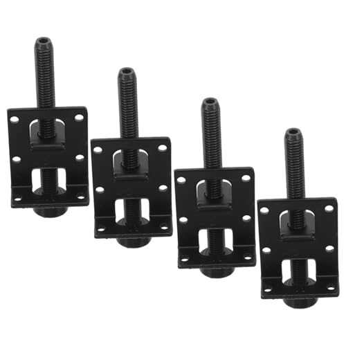 Hemobllo 4 Stück Möbelnivellierer Heavy Duty Verstellbare Schrauben für Stabile Möbelbeine Hochleistungsnivellierfüße Passend für Schränke und Tische Einfache Anwendung für Unebene Böden von Hemobllo
