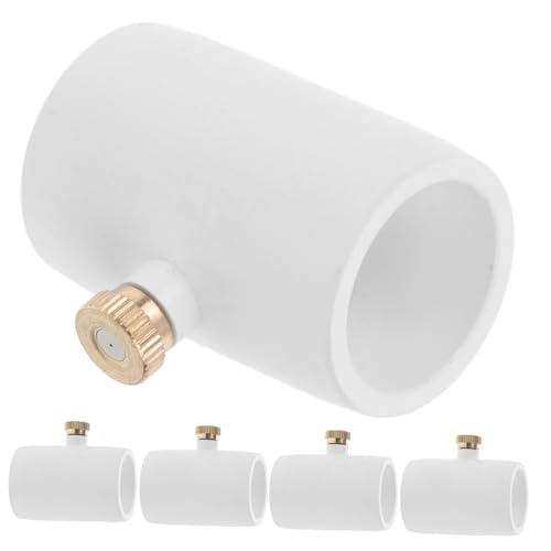 Hemobllo 1 Satz Gartensprinklerdüsen Nebel Herr Sprühdüse Für Schlauch Verbindungsschlauch Sprühsystem Sprühwischer Rohrverbinder Mit Zerstäuberdüse 1/2" PVC-zerstäuberdüse Weiß 5 Stück Hemobllo 1 Satz Gartensprinklerdüsen Nebel Herr Sprühdüse Für Schlauch Verbindungsschlauch Sprühsystem Sprühwischer Rohrverbinder Mit Zerstäuberdüse 1/2" PVC-zerstäuberdüse Weiß 5 Stück von Hemobllo