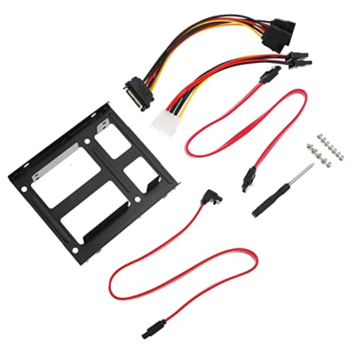 Hemobllo 1 Satz HDD-Halterung Computerhalter Festplatten-montagesatz Hart Festplattenhalterung Zubehör Für Festplatten Computer-festplatten-Rack Computeradapter HDD-Kabel Rechner Metall von Hemobllo