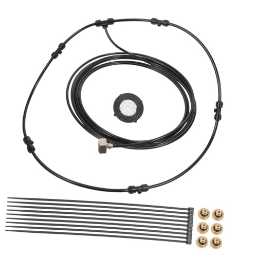 Hemobllo 1 Satz Nebelventilator-Set Nebelventilator für den Außenbereich sprühen Lüfter im Freien Sprühventilator mit Wassernebel Fans für außen tragbares Wisping Messing Schwarz Hemobllo 1 Satz Nebelventilator-Set Nebelventilator für den Außenbereich sprühen Lüfter im Freien Sprühventilator mit Wassernebel Fans für außen tragbares Wisping Messing Schwarz von Hemobllo