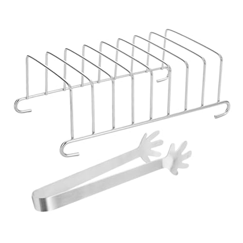 Hemobllo 1satz Toast Rack Set Für Heißluftfritteuse Teiliges Zubehörset Mit Food Clip Tragbar Und Langlebig Für Müheloses Toasten Und Grillen Zuhause von Hemobllo