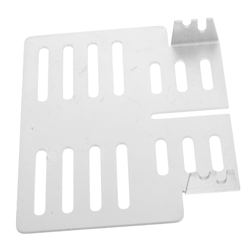 Hemobllo 1 Set Herd Fan Halterung Heizung Holz Herd Fan Halter Holzofen Zubehör Holz Herd Zubehör Silber Edelstahl von Hemobllo