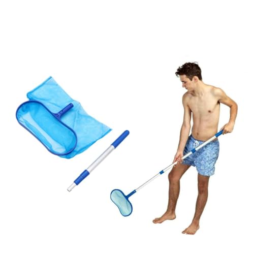 Hemobllo 1 Stück Reinigung zum Schwimmen plastikenten plasure Pool net Schwimmbadreinigung swimmingpool zubehör Reiniger Netz Reinigungsmittel Schwimmen sauberer Blatt Rechen Mesh Blue von Hemobllo