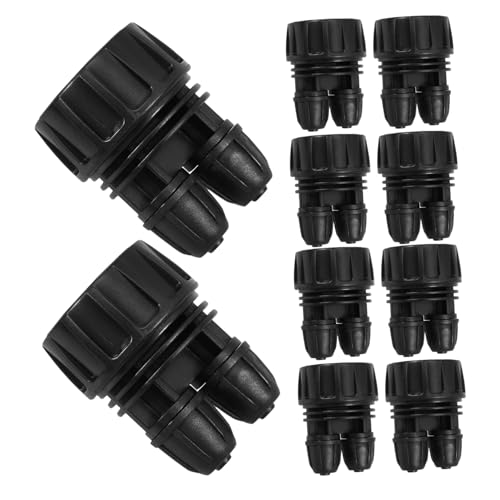 Hemobllo 10 Stück Gartenbewässerungsanschluss Anschlüsse für Tropfschläuche Teile des Tropfbewässerungssystems Schlauchbewässerungsarmaturen Abs Black Hemobllo 10 Stück Gartenbewässerungsanschluss Anschlüsse für Tropfschläuche Teile des Tropfbewässerungssystems Schlauchbewässerungsarmaturen Abs Black von Hemobllo