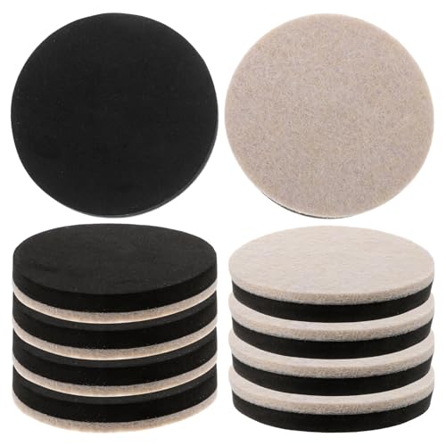 Hemobllo 10 Stück Möbelmatte fußbodenschutz parkettschutz Langlebige Filzpolster Antirutsch-Pads rutschfeste Pads Tischbodenschützer Anti-Rutsch-Möbelpolster Möbel Pad gefühlt Beige von Hemobllo