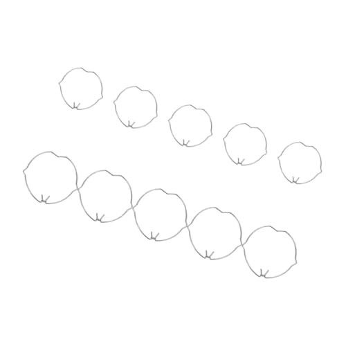 Hemobllo 10 Stück Spotlight Downlight Buckle Rohrschellen-Clips Downlight-Federklemmen Fixierring Spot-Downlights Einbauleuchtenverkleidung u-Klammer du klipst K HVAC Manganstahl Silber Hemobllo 10 Stück Spotlight Downlight Buckle Rohrschellen-Clips Downlight-Federklemmen Fixierring Spot-Downlights Einbauleuchtenverkleidung u-Klammer du klipst K HVAC Manganstahl Silber von Hemobllo