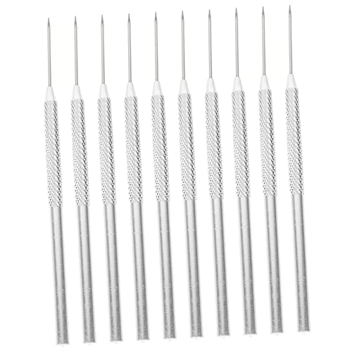 Hemobllo 10 Stück Teiliges Skulpturwerkzeug aus Rostfreiem Stahl Langlebige Nadelwerkzeuge mit Spitzen zum Schneiden Prägen und Lochstanzen für und Modellierarbeiten Hemobllo 10 Stück Teiliges Skulpturwerkzeug aus Rostfreiem Stahl Langlebige Nadelwerkzeuge mit Spitzen zum Schneiden Prägen und Lochstanzen für und Modellierarbeiten von Hemobllo