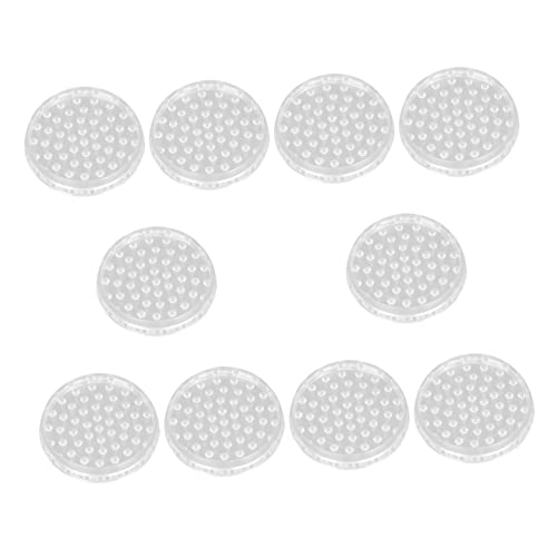 Hemobllo 10 Stücke rutschfeste Möbelpolster Transparent Möbelbeinschoner Bodenschutz für Tisch und Stuhl Selbstklebende Anti Skid Pads für Hartholz und Fliesenböden von Hemobllo
