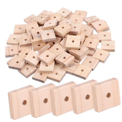 Hemobllo 100 Stück Papageien Kauspielzeug Holzblöcke aus Naturholz mit Aufhängeloch Robust und Sicher DIY Vogelkäfig Zubehör für Graupapageien Wellensittiche und Sittiche Hemobllo 100 Stück Papageien Kauspielzeug Holzblöcke aus Naturholz mit Aufhängeloch Robust und Sicher DIY Vogelkäfig Zubehör für Graupapageien Wellensittiche und Sittiche von Hemobllo