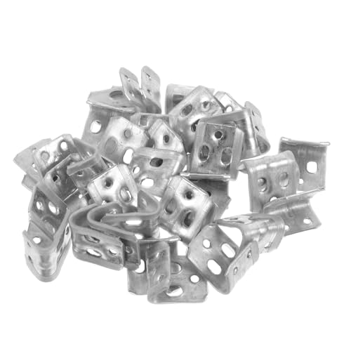 Hemobllo 100 Stück Sofa-Hardware Schnittsofaverbinder Ecksofa-verbindungshalterung Spitze Klammern Schnittklemmen Couchverbinder Für Sektionaltore Weiches Gummi Silver von Hemobllo