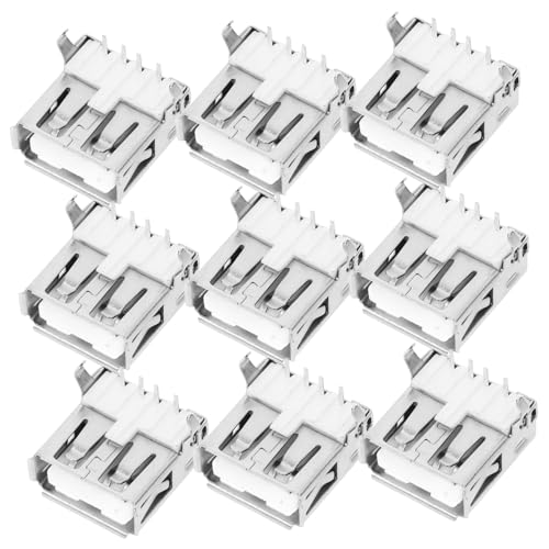 Hemobllo 100 Stück Steckbrett -Klinkenbuchse zu c -C-Stecker Doppelte -Kabel Buchsenleisten -Steckdose -Buchse -Sockel -Ersatzanschluss Zinklegierung Silver Hemobllo 100 Stück Steckbrett -Klinkenbuchse zu c -C-Stecker Doppelte -Kabel Buchsenleisten -Steckdose -Buchse -Sockel -Ersatzanschluss Zinklegierung Silver von Hemobllo