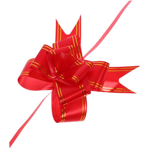 Hemobllo 100 Stück Teiliges Rote Goldumrandete Pull Bows aus für Hochzeit Geschenkverpackung Auto Dekoration Einfach zu Befestigen Langlebig und Vielseitig für Festliche Anlässe Hemobllo 100 Stück Teiliges Rote Goldumrandete Pull Bows aus für Hochzeit Geschenkverpackung Auto Dekoration Einfach zu Befestigen Langlebig und Vielseitig für Festliche Anlässe von Hemobllo