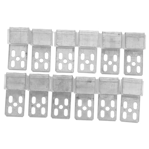 Hemobllo 12 Stück Sofa Frühlingszubehör Möbelklammern Couchfeder-reparatursatz Couch Federclips Stuhl Reparaturset Federklammern Für Möbel Couch-Clips Silber Abs von Hemobllo