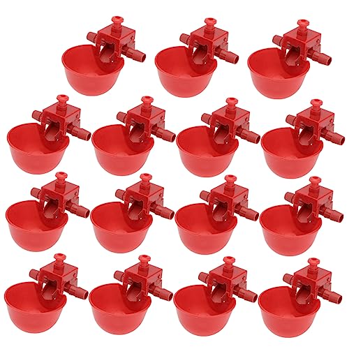 Hemobllo 15 Stück Teiliges Automatisches Tränkschalen für Geflügel Einstellbare Wassermenge Robustes Material Geeignet für Hühner Tauben Küken und Geflügelhaltung im Haus Zufällige Farbe Hemobllo 15 Stück Teiliges Automatisches Tränkschalen für Geflügel Einstellbare Wassermenge Robustes Material Geeignet für Hühner Tauben Küken und Geflügelhaltung im Haus Zufällige Farbe von Hemobllo