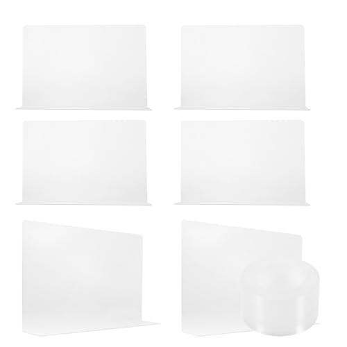 Hemobllo 1satz Transparente Regaltrenner Für Optimale Kleiderorganisation Teiliges Selbstklebender Kunststofftrennwände Für Schrank Bücherregal Und Küchenschrank Hemobllo 1satz Transparente Regaltrenner Für Optimale Kleiderorganisation Teiliges Selbstklebender Kunststofftrennwände Für Schrank Bücherregal Und Küchenschrank von Hemobllo