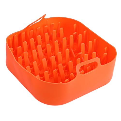 Hemobllo 1Satz Silikon Speckregal für Heißluftfritteuse Wiederverwendbare Backform Hitzebeständig und Antihaftbeschichtet zum Backen von Schützt Ihre Fritteuse vor Flecken von Hemobllo