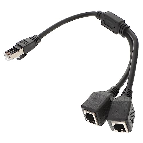 Hemobllo 1stück Ethernet Splitter Adapter Netzwerk Adapter Für LAN-Kabel Ermöglicht Gleichzeitige Verbindung Mehrerer Geräte Für Home Office Und Gaming von Hemobllo