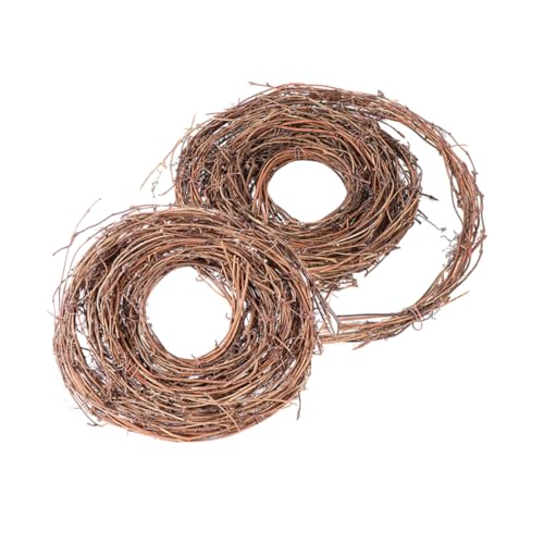 Hemobllo 2 Rollen Natürliche Hängende Reben Girlande Rustic DIY Weihnachtsdekoration für Kränze Tür Wand Fenster Hochzeit Party Landhausstil von Hemobllo