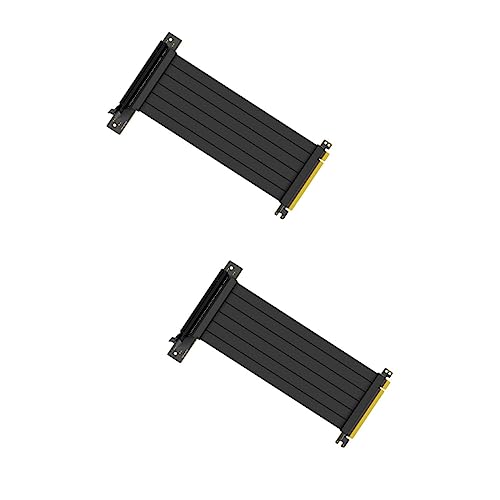 Hemobllo 2 Stück 90 Verlängerungskabel Pci Express Kabel Verlängerung Gaming-Riser-Kabel Pci-e-Express-Band Adapter Für Kabelverlängerungsanschlüsse Kupferkerndraht Rechner Grafikkarte von Hemobllo