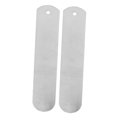 Hemobllo 2 Stück Aluminium Sublimations Sockenbrett für Heat Press Gerade Sockenform Leichtes Langlebiges Metall mit Aufhängeloch für DIY Sublimationsdruck und Präzise Transferprojekte von Hemobllo