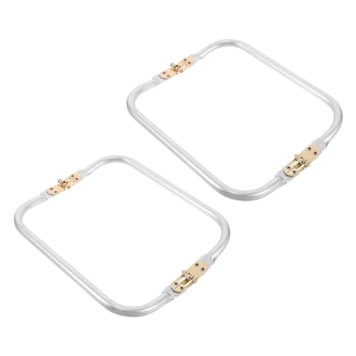 Hemobllo 2 Stück Aluminium Taschenrahmen Quadratisch Leicht Robust Verschluss für DIY Clutch Handtaschen Hergestellt Langlebigem für Bastelprojekte Hemobllo 2 Stück Aluminium Taschenrahmen Quadratisch Leicht Robust Verschluss für DIY Clutch Handtaschen Hergestellt Langlebigem für Bastelprojekte von Hemobllo