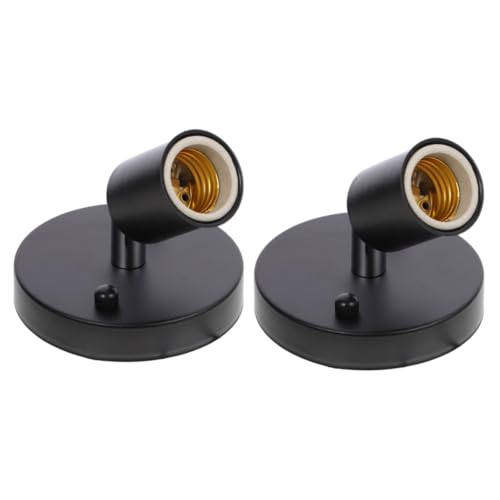Hemobllo 2 Stück E27-Lampenfassung Lampenfassung Sockel E27-Lampenfassung E27-Lichtsockel Glühbirnen Fassung Adapter Lampenfassung Vintage-Kronleuchter Deckenlampen Fassung von Hemobllo
