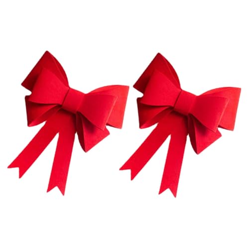 Hemobllo 2 Stück Große Rote Schleife Weihnachtsdeko Übergroße Schleifen für Weihnachtsbaumspitze Kranz Auto Hochzeit Vielseitige Festliche Dekoration Elegante Schleifen mit Bindeband Hemobllo 2 Stück Große Rote Schleife Weihnachtsdeko Übergroße Schleifen für Weihnachtsbaumspitze Kranz Auto Hochzeit Vielseitige Festliche Dekoration Elegante Schleifen mit Bindeband von Hemobllo