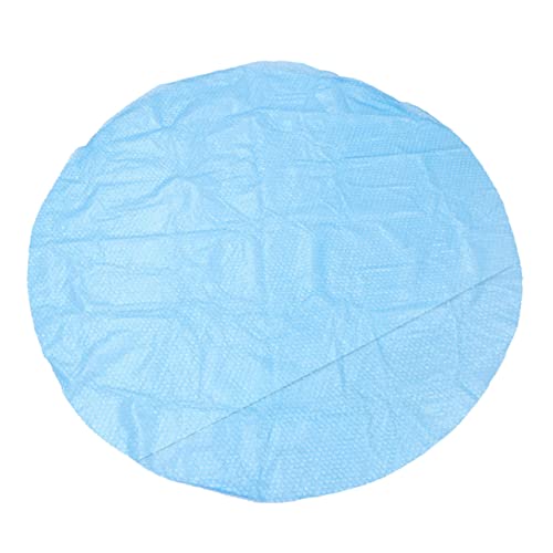 Hemobllo 2 Stück Kunststoffabdeckung Für Pool Blau Rund Lay Kunststoff Pool Abdeckmatte von Hemobllo