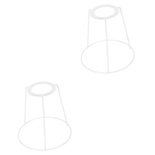 Hemobllo 2 Stück Lampenbefestigungsring Lampenschirmhalter Eisendraht Lampenschirm Lampenschirm Draht Lampenschirm DIY Ring Lampenschirm Lampenschirm Für Wandleuchte Schatten Ring Monteur von Hemobllo