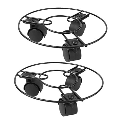 Hemobllo 2 Stück Metall Pflanzenständer mit Robuster Runder Pflanzhalter für Drinnen und Draußen Vielseitiger Blumentopfroller mit Hoher Tragkraft Langlebiger Pflanzenwagen für Balkon und Hemobllo 2 Stück Metall Pflanzenständer mit Robuster Runder Pflanzhalter für Drinnen und Draußen Vielseitiger Blumentopfroller mit Hoher Tragkraft Langlebiger Pflanzenwagen für Balkon und von Hemobllo