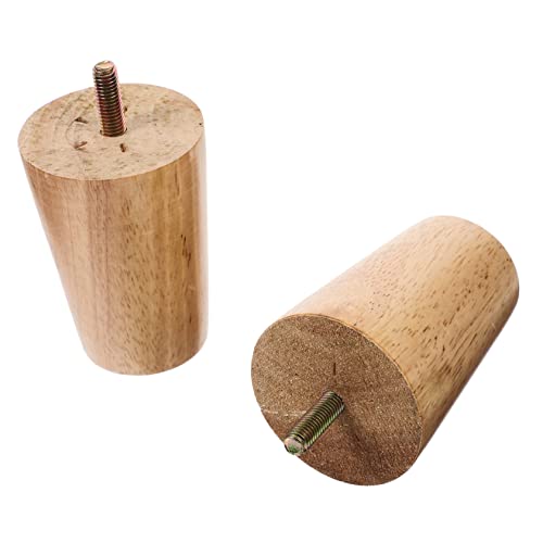 Hemobllo 2stücke Runde Möbelbeine Für Sofa Couchtisch Und Schrank Und Langlebig Einfache Design Für von Hemobllo