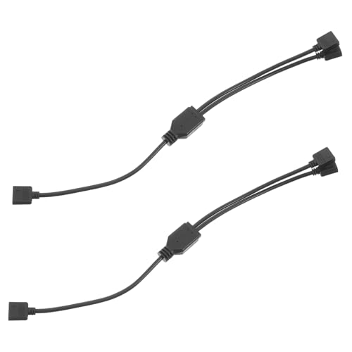 Hemobllo 2 Stück Motherboard-Synchron isator argb-Kabel adressierbares RGB LED -Splitterkabel RGB Motherboard -Kabel PCB -Verlängerungskabel RGB -Headeradapter Plastik Black Hemobllo 2 Stück Motherboard-Synchron isator argb-Kabel adressierbares RGB LED -Splitterkabel RGB Motherboard -Kabel PCB -Verlängerungskabel RGB -Headeradapter Plastik Black von Hemobllo
