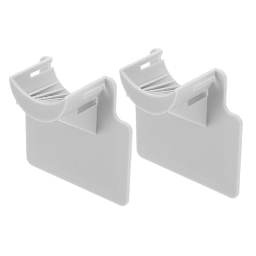 Hemobllo 2 Stück Schlauchhalterung Schlauch Schwimmbad Oberirdische Poolschlauchhalterung Strapazierfähiger Schlauchhalter Garten Wasserschlauch Halter Garten-Pool-schlauchhalter Grau Abs von Hemobllo