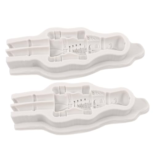Hemobllo 2 Stück Silikonform Weihnachten Soldat Gießform für Epoxidharz DIY Basteln Dekofiguren Handliche Langlebige Form für Schmuck und Ornamentgestaltung Hemobllo 2 Stück Silikonform Weihnachten Soldat Gießform für Epoxidharz DIY Basteln Dekofiguren Handliche Langlebige Form für Schmuck und Ornamentgestaltung von Hemobllo