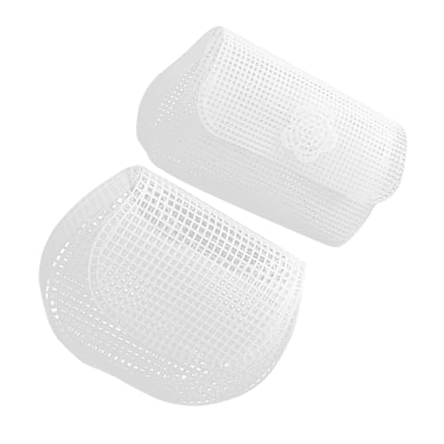 Hemobllo 2 Stück Teiliges Flexibles Kunststoff Mesh Maschenweite Atmungsaktiv und Langlebig Leichtes DIY Handtaschen für Stickerei Stricken und Bastelprojekte Hemobllo 2 Stück Teiliges Flexibles Kunststoff Mesh Maschenweite Atmungsaktiv und Langlebig Leichtes DIY Handtaschen für Stickerei Stricken und Bastelprojekte von Hemobllo